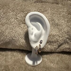 Set Shine 3* Gold Fied Hoop Earrings